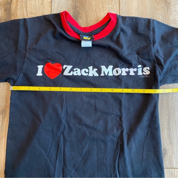 Y2K I Love Zach Morris Saved By The Bell Ringer Tee - Medium - Picture 5 of 6